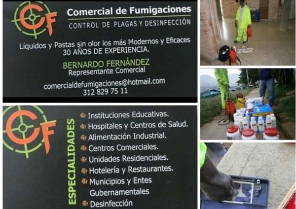 Control de plagas y mantenimiento de espacios públicos