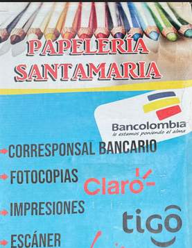 Papeleria y miscelanea Santa María