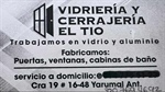 Vidriera Y Cerrajería El Tío   