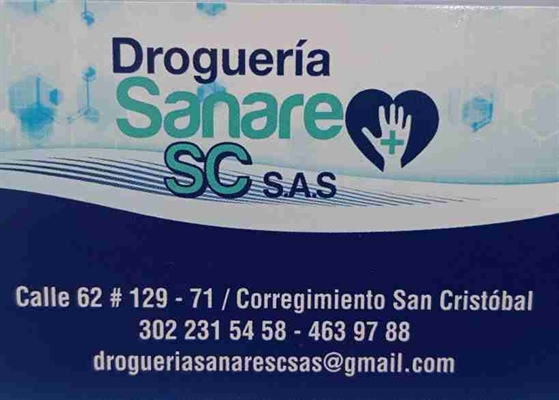 Droguería Sanare Sc SAS