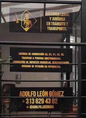 asesoría Jurídica en Tránsito  Adolfo León Gómez